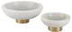Currey & Company Valor White/Brass Large Bowl-1