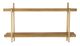 A & B Home Brown 2-Tier Shelf-1