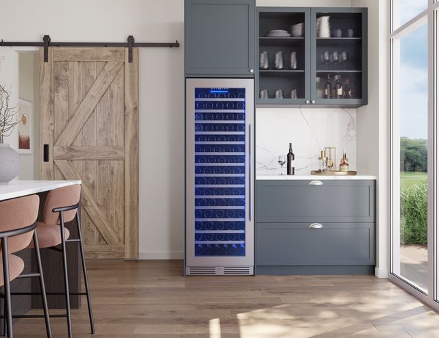 Zephyr Presrv™ 14.9 Cu. Ft. Glass/Stainless Steel Wine Cooler-2