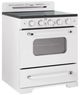 Unique® Appliances Classic Retro 30" Marshmallow White Freestanding Electric Range-3