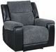 Global Furniture USA U5914 3-Piece Black/Gray Manual Reclining Living Room Seating Set-4