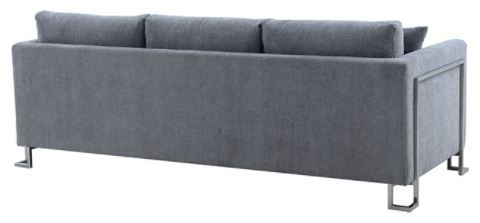 Armen Living Heritage Gray Sofa-2