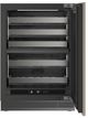 U-Line®  Home Collection 24" 4.9 Cu. Ft. Panel Ready Dual-Zone Wine Refrigerator with Solid Door-2