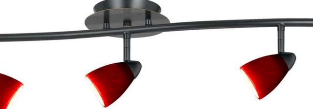 Cal® Lighting & Accessories Orbit Dark Bronze/Red Serpentine Light-1