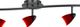 Cal® Lighting & Accessories Orbit Dark Bronze/Red Serpentine Light-1