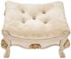 Michael Amini® Platine De Royale Champagne Vanity Bench-4