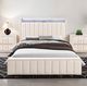 Furniture of America® Farese Beige Full Panel Bed-1