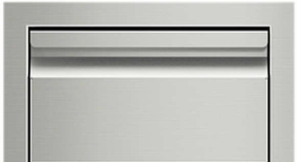 Wolf® 13" Stainless Steel Triple Drawer Storage-1