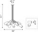 Zuo® Ambition Black Ceiling Lamp-2