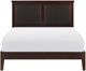 Homelegance® Seabright Cherry California King Upholstered Panel Bed-2