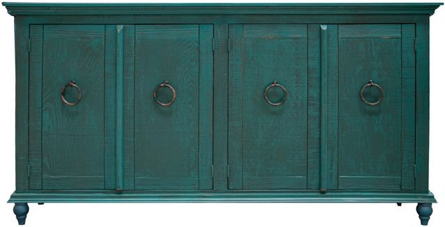 International Furniture Direct Capri Green Console-2