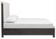 Magnussen Home® Plum Creek Elite Dove/Ravenwood Black California King Upholstered Panel Bed-3