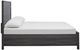 Magnussen Home® Merrifield Merino Pearl/Raisin Black King Panel Bed-3
