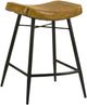 Coaster® Bayu 2-Piece Antique Camel/Black Upholstered Counter Stools-2