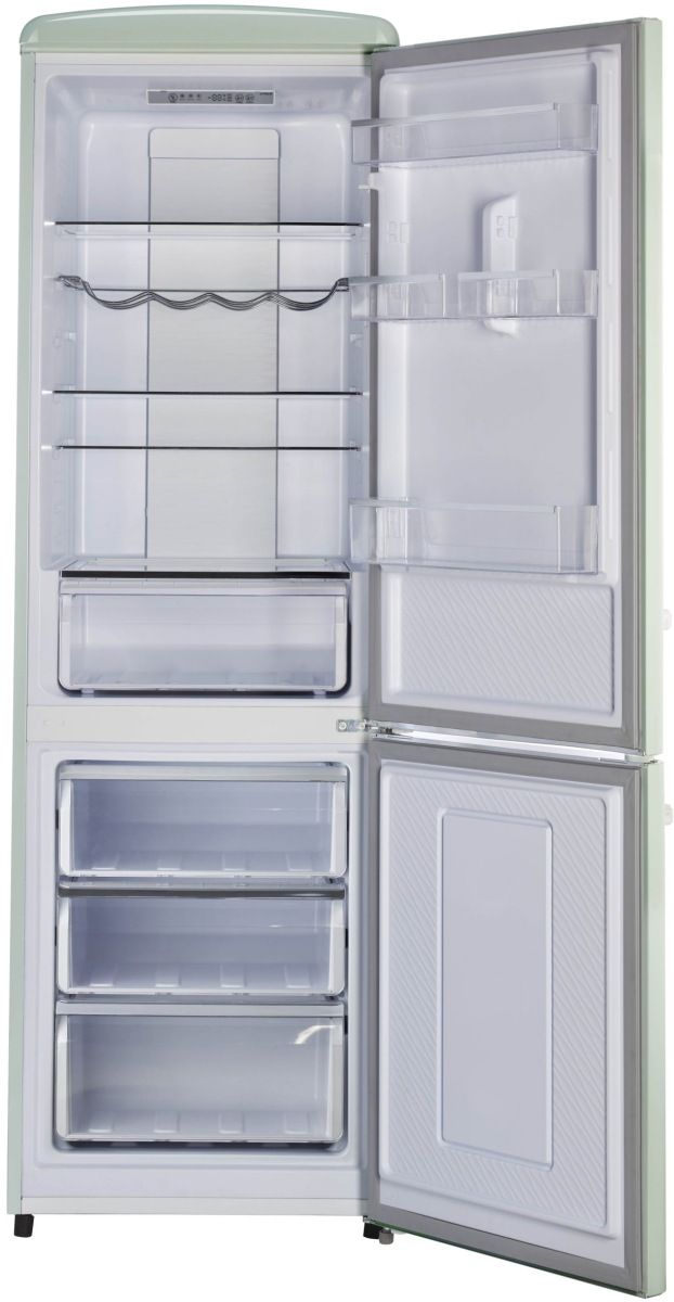 Unique® Appliances Classic Retro 12.0 Cu. Ft. Summer Mint Green Bottom Freezer Refrigerator-1