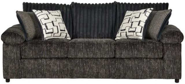 Hughes Furniture® 19950 Galactic Charcoal Sofa-0