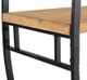 A & B Home Wilton Black/Natural Book Shelf -4