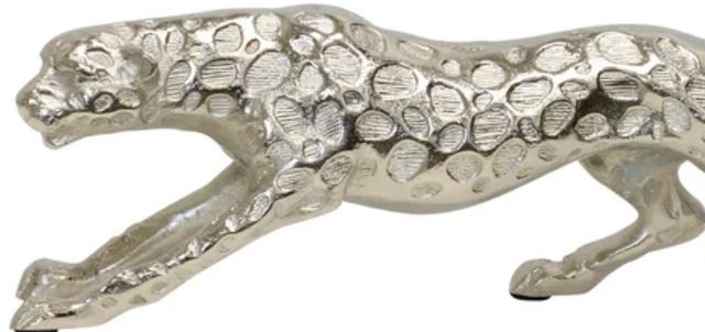 Stylecraft Nickel Plated Leopard Statue-1