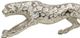 Stylecraft Nickel Plated Leopard Statue-1