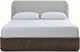 Modus Furniture Penny Chocolate Mousse Fluted California King Bed-1