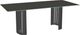Amisco Customizable Rachel 84" Rectangular Dining Table with 0.5" Startstone on Glass Top-0