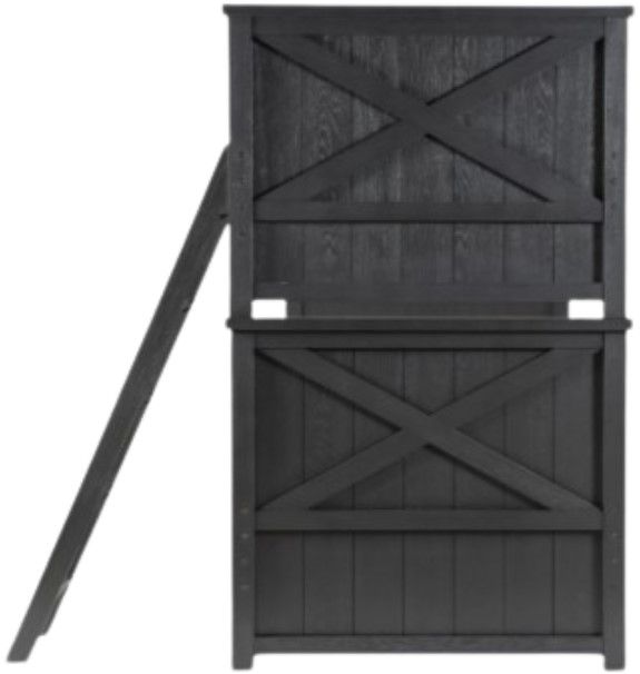 Legacy Classic Flatiron Midnight Youth Twin Over Twin Bunk Bed-3