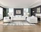 Homelegance® Novella White Swivel Chair-1