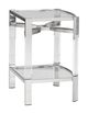Signature Design by Ashley® Chaseton Clear Glass Accent Table with Silver Base-0