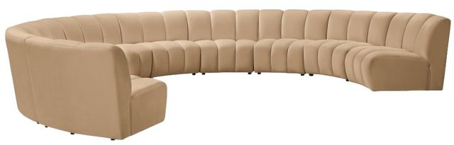 Meridian Furniture Infinity 9-Piece Camel Modular Sectional-0