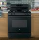 GE® 30" Black Freestanding Gas Range-1