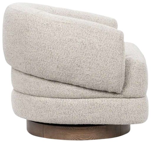 Classic Home Chassia Dusty Beige Swivel Chair-3