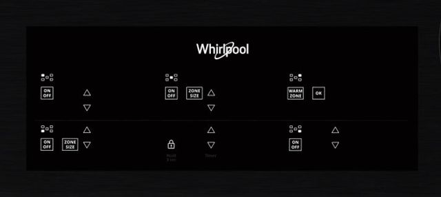 Whirlpool® 36" Black Electric Cooktop-2