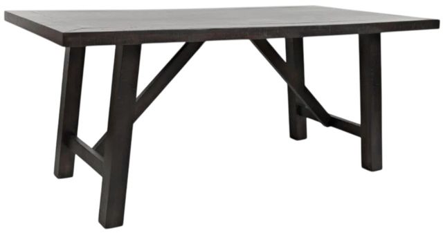 Jofran Inc. American 7-Piece Rustic Trestle Dining Table Set-1