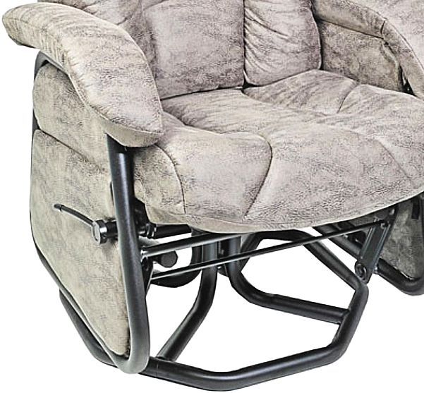 PEL International PEL 02 Series Gray Manual Recliner-1