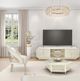 Michael Amini® La Rachelle Chardonnay/Medium Champagne Chair-1