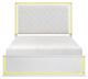 Homelegance® Lumin White Eastern King Panel Bed-2