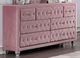 Furniture of America® Zohar Pink Dresser-0