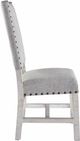 Elements International Condesa 2-Piece White Side Chair-4