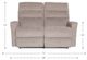 La-Z-Boy® Liam Mocha Power Wall Reclining Loveseat with Headrest and Lumbar-4