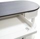 Liberty Furniture Allyson Park Charcoal/Wire Brushed White L Shaped Desk Set-4
