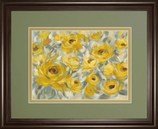 Classy Art Yellow Roses by Silvia Vassileva Wall Art-0