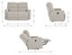 La-Z-Boy® Cade Stone Leather Manual Reclining Loveseat-2