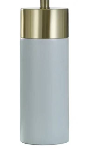 Stylecraft Gray/Old Gold/White Table Lamp-2