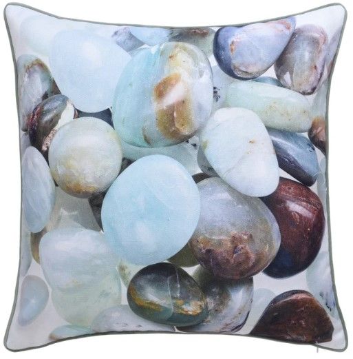 Stylecraft Norman Wyatt Home Gray Stone Designer Pillow-0