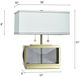 Stylecraft Tamara Day Smoke Gold Celeste Table Lamp-2