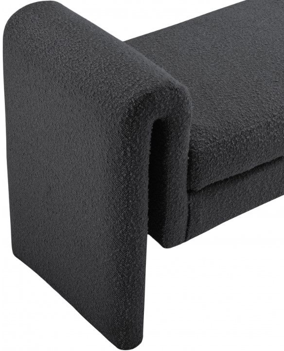 Meridian Furniture Stylus Black 31" Accent Bench-3