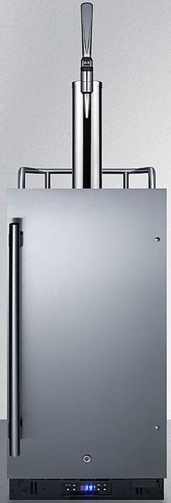 Summit® 2.9 Cu. Ft. Stainless Steel Beer Cooler/Kegerator