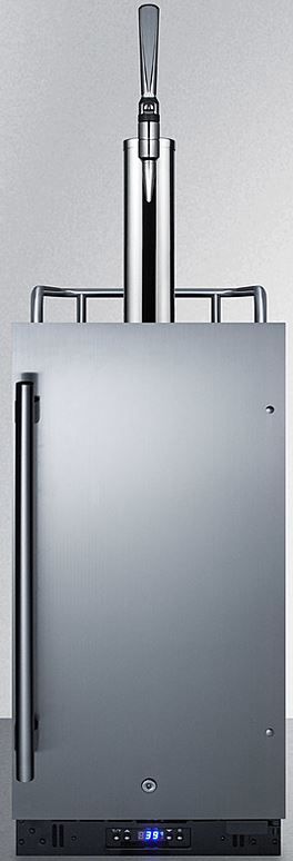 Summit® 2.9 Cu. Ft. Stainless Steel Beer Cooler/Kegerator-0