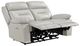 Homelegance® Laconia Silver Leather Power Double Reclining Loveseat-4