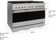 ZLINE Marino 48" Satin Stainless Steel Pro Style Dual Fuel Range with 8 Brass Burners-2